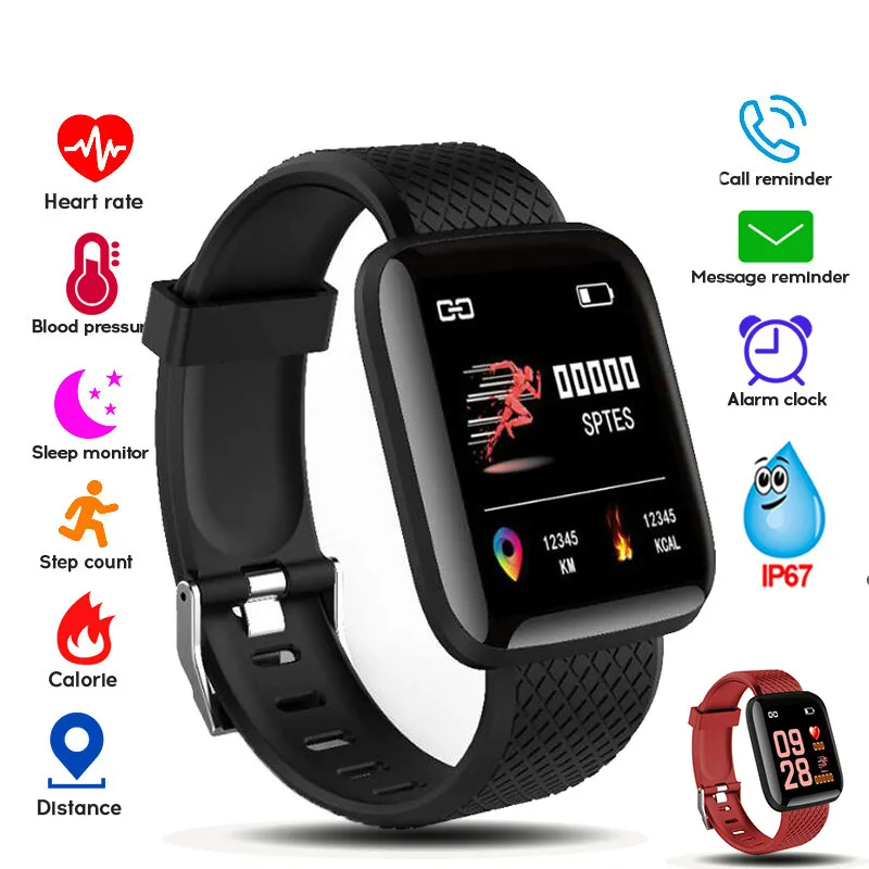 Умные часы для мужчин и женщин монитор сердечного ритма кровяное давление