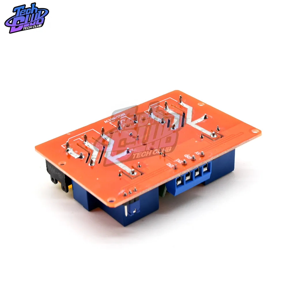 AC 100 -250V 30A высокое Мощность 2 изолированный канал релейная плата DC