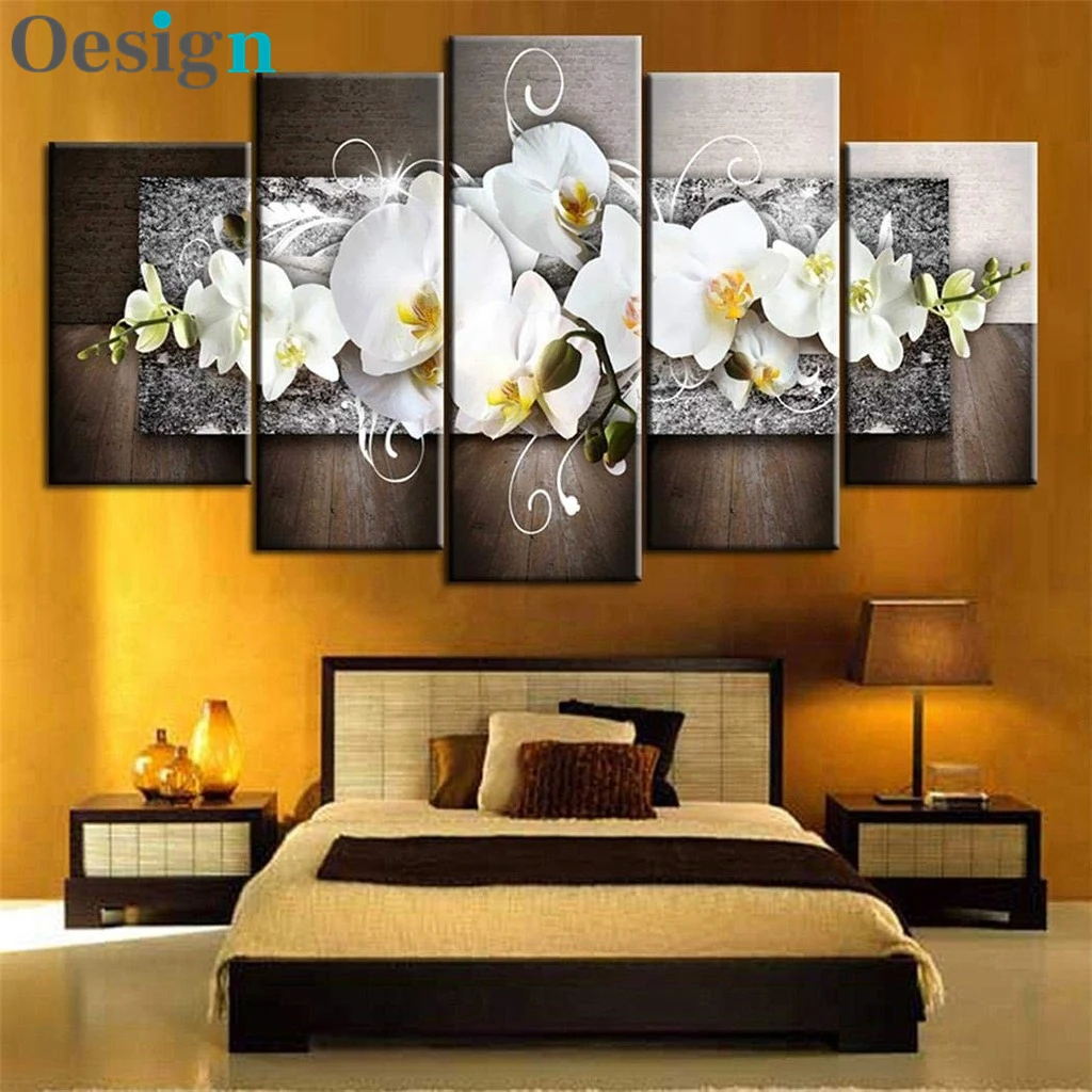 

Fashion Mangnolia Flower Canvas Painting Wall Art Posters and Prints Living Room Decoration Wall Pictures Home Decor Paintings
