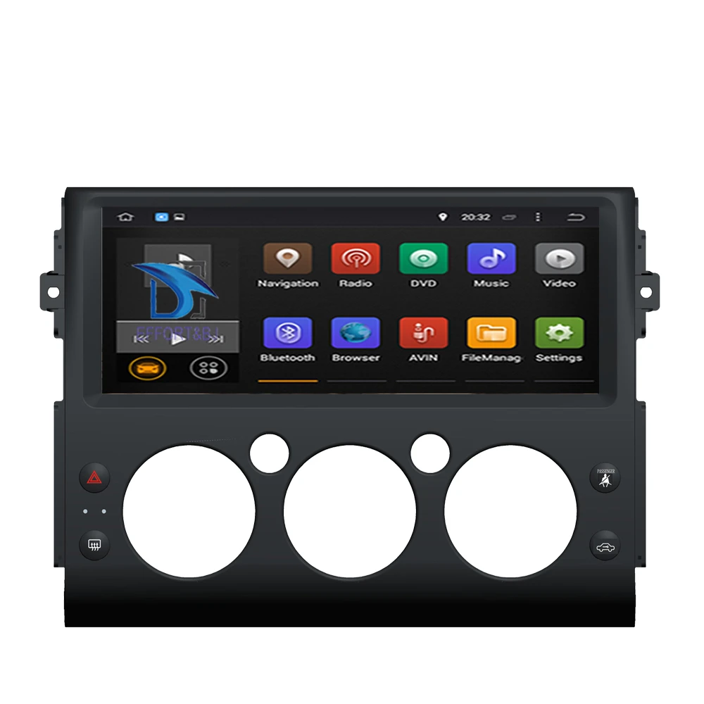 

Автомагнитола на Android, 12,3 дюйма, GPS, для Toyota FJ Cruiser 2006-2022, мультимедийный видеоплеер с BT, Wi-Fi