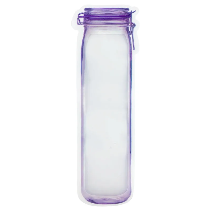 

Jar Bottles Bags Reusable Mason Nuts Candy Cookies Bag Waterproof Seal Fresh Food Storage Bag Snacks Zip Lock Bags