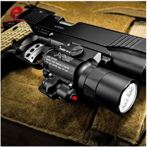 Element Airsoft Surefir X400U пистолетный светильник тактический флэш Красный Лазерный