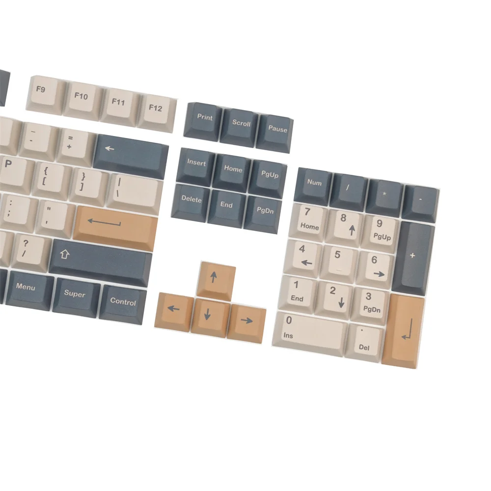 Клавиатура GMK Coffee с 140 клавишами механическая клавиатура PBT