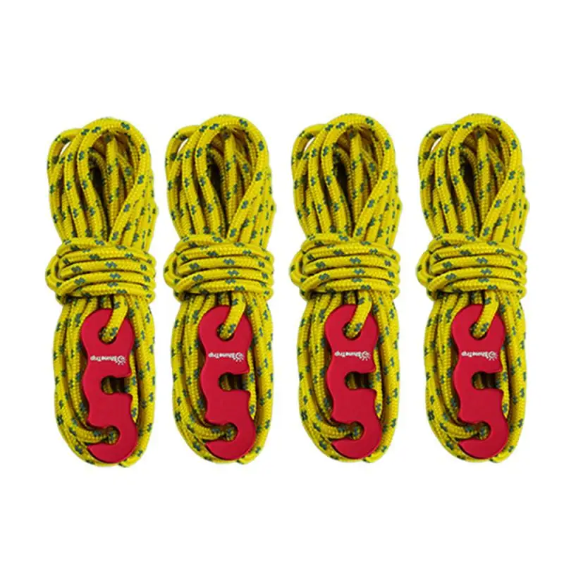 

Outdoor Sports Camping Hiking 400cm Durable Polypropylene Rope Multifunction Tent Rope Tent Key buckle Accessories