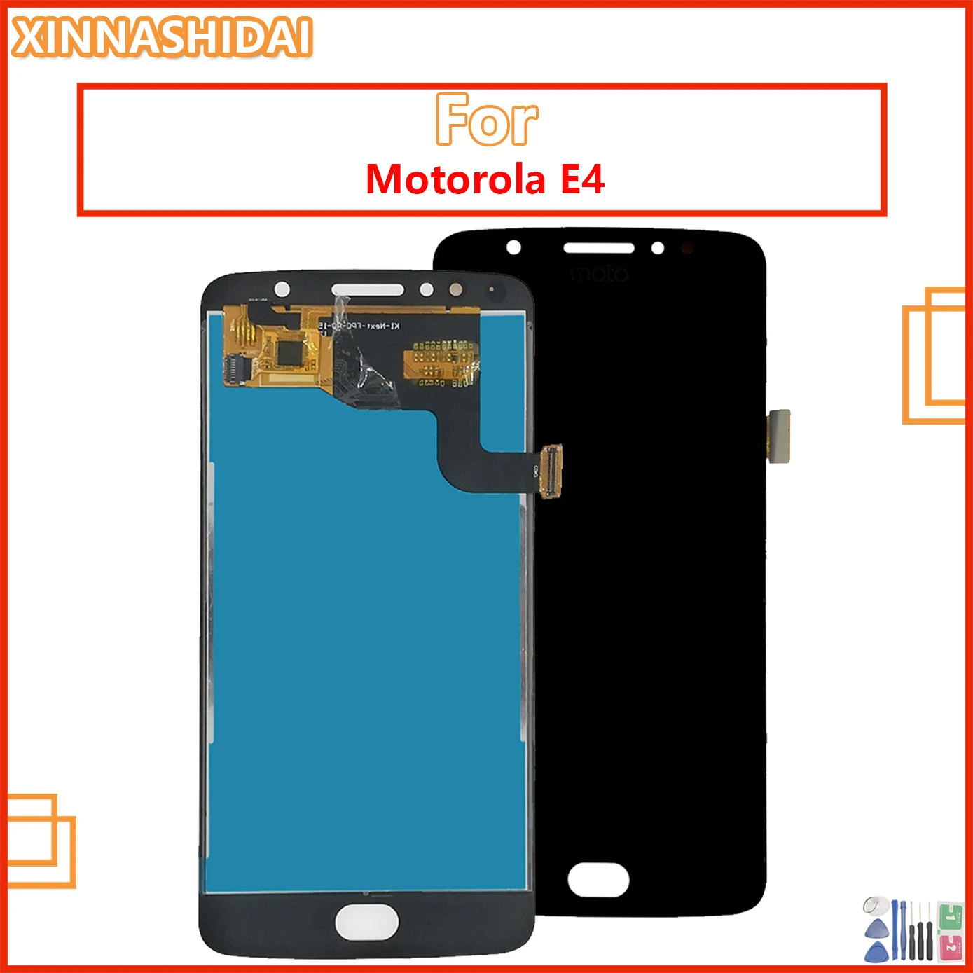 ЖК-дисплей для Motorola Moto E4 XT1766 XT1763 XT1762 XT1772 сенсорный экран дигитайзер датчики в
