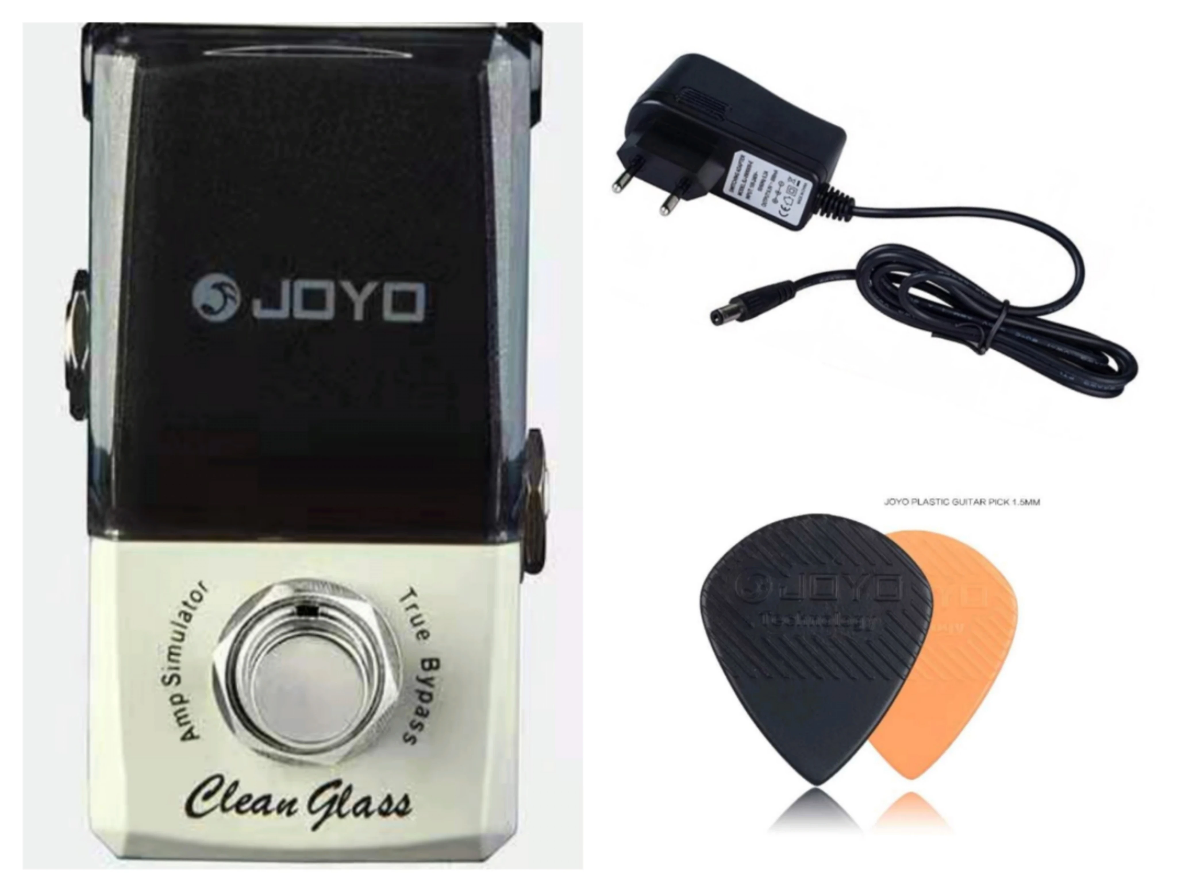 Joyo jf-307 Железный человек серии мини цельного куска эффектор чистое стекло |
