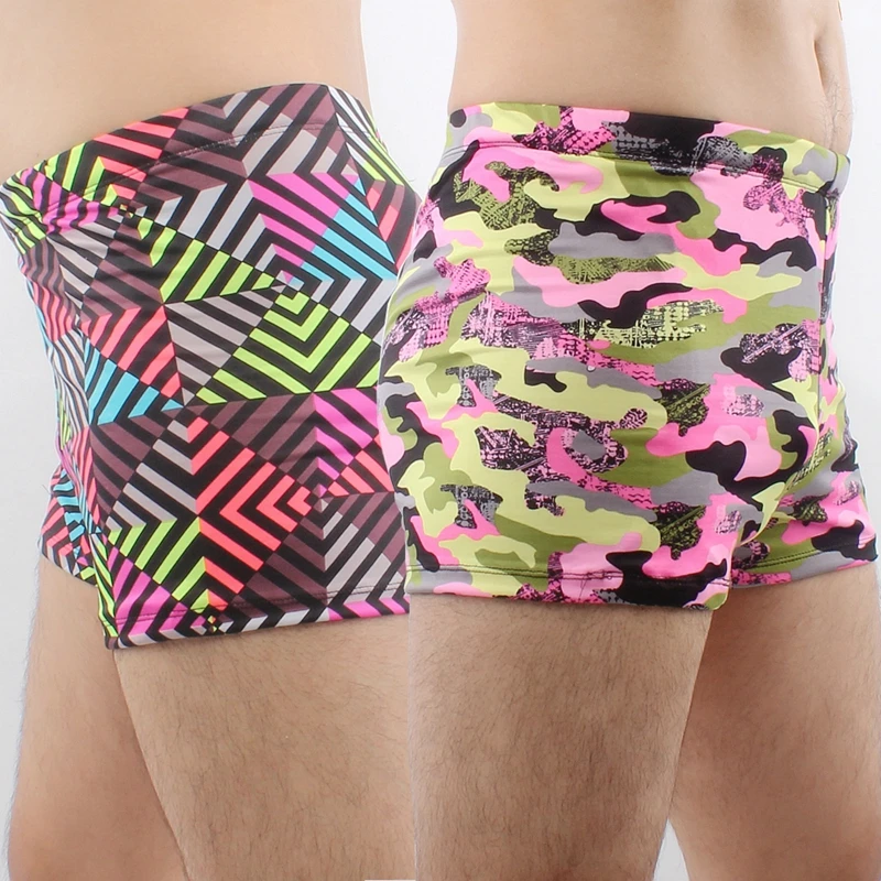 

SWIMMART Camouflage Drawstring Male Swimming Trunk 2021 Large Man Beach Swimwear Plus Size XXXL Swimming Suit Men