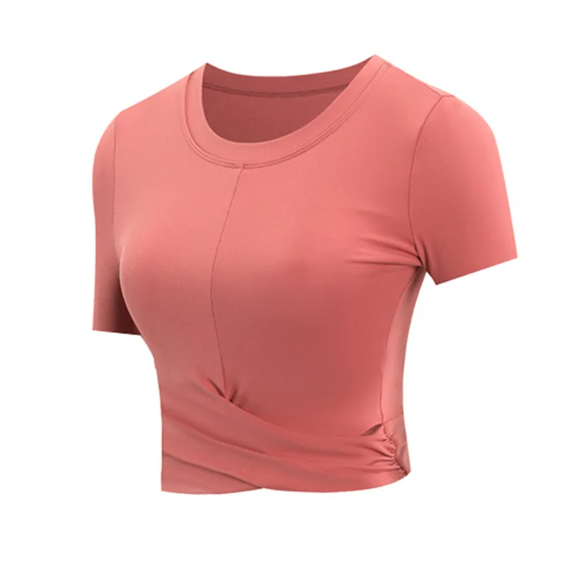 

Quick-drying T-shirt high waist tight yoga pants women's two-piece running sports fitness yoga clothes