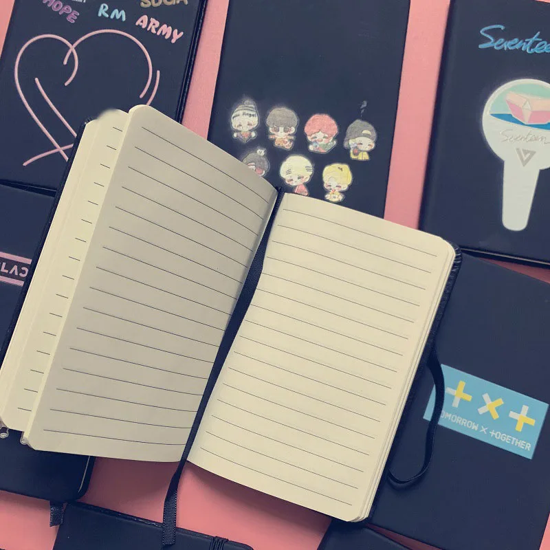 Seventeen IZONE Got7 BlackPink Twice TXT Ноутбук PU школьные принадлежности карманная Книга S. COUPS JUN JEONGHAN JISOO MOMO MINA