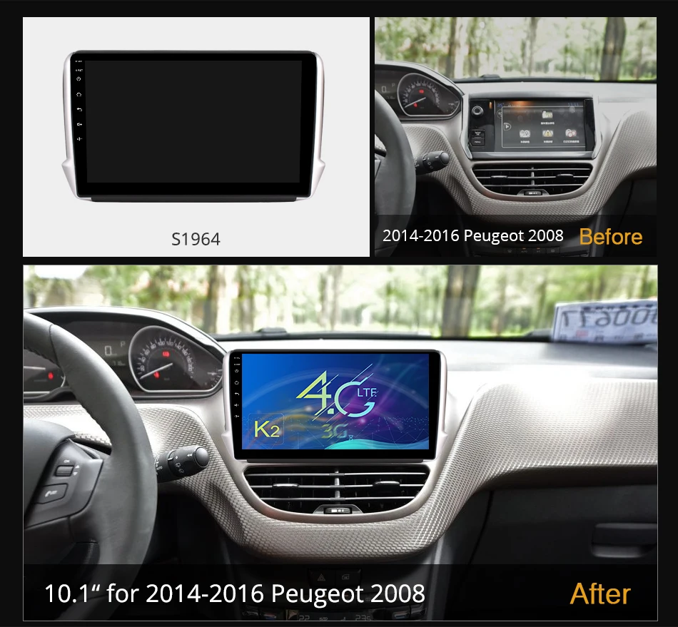 Ownice K7 6G + 128G Android 10 0 автомобильное радио для 2014-2016 Peugeot 2008 GPS 2din 4G LTE 5G Wifi Авторадио 360