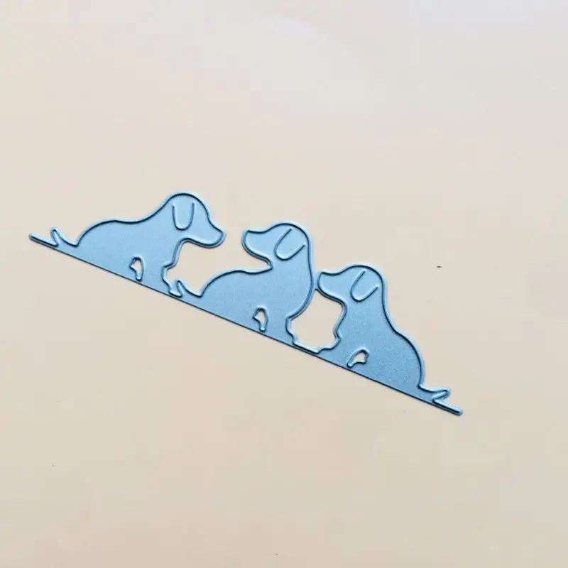 

Dogs Metal Cutting Dies Stencil Scrapbooking DIY Album Stamp Paper Card Embossing Decor Craft