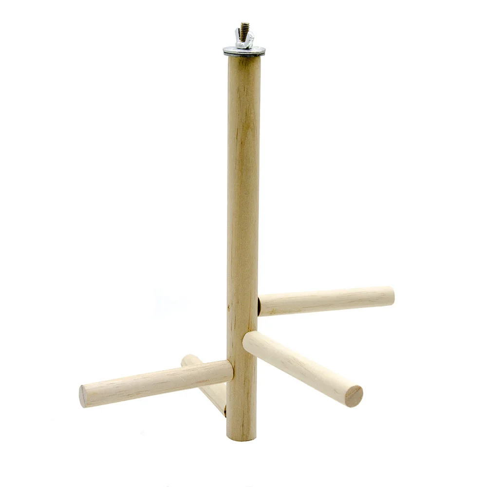 Птичий стенд окунь скалолазание Дерево Игрушка птичья клетка Декор деревянная