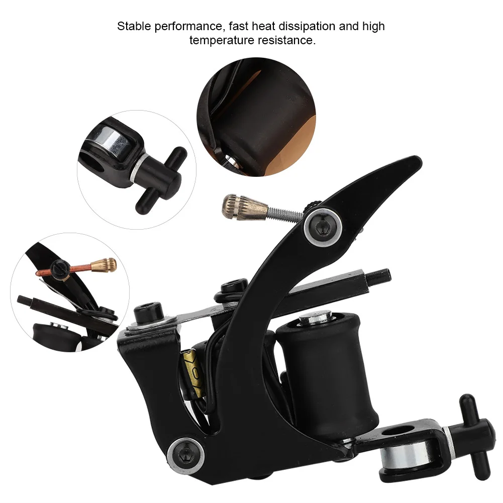 Liner Shader Body Art Secant Fogger Color Stamping Makeup Tool Beginner Tattoo Machine Salon Professional Copper Coils Mini | Красота и