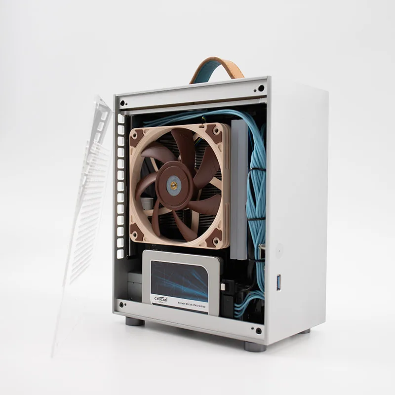 Лучший чехол для HTPC компьютера Mini ITX алюминиевый игровой охлаждающий шкаф ПК мини