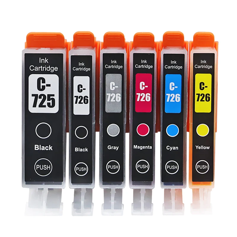 PGI725 CLI726 картриджи с чернилами для canon PGI 725 CLI 726 IP4870 IP4970 IX6560 MG5170 MG5270 MG5370 MG6170 MG6270