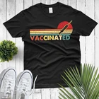Женская Ретро-футболка с надписью вакцинация