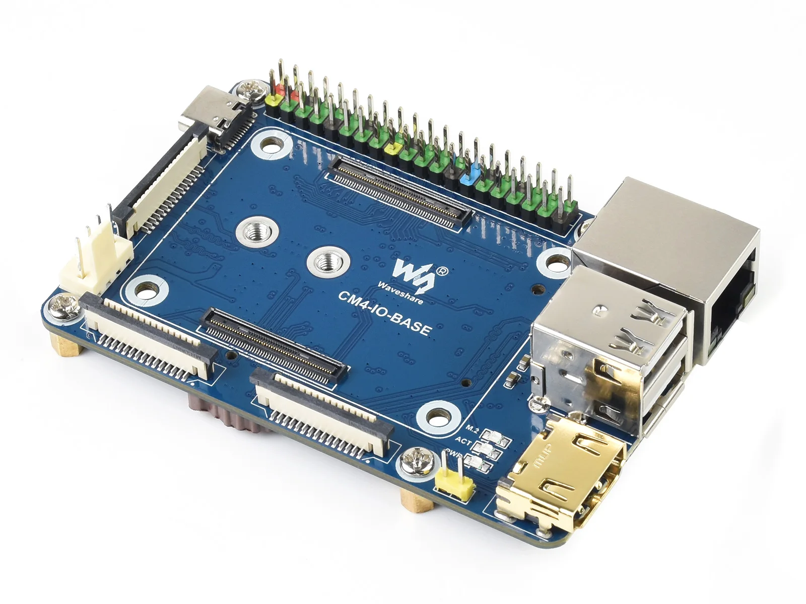 Placa de Expansão Dupla da Câmera do Csi do Mipi Mini Básica Interface 40pin Gpio Saída Hdmi 4k Relação Cm4-io-base-b Cm4