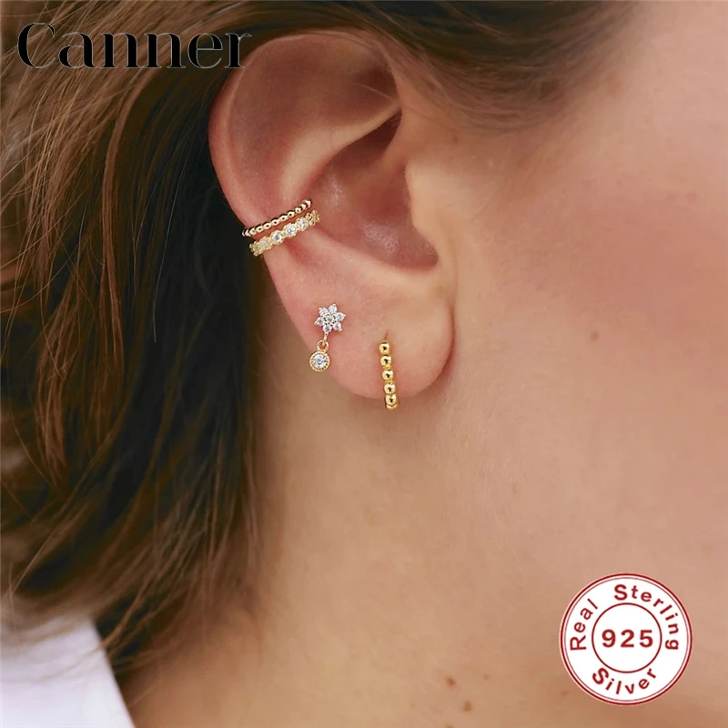 Женские серьги гвоздики из серебра 925 пробы с фианитами|Серьги-гвоздики| |