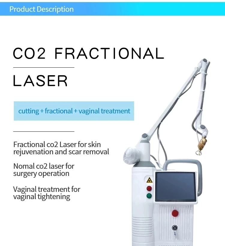 

The latest 2021 dot matrix co2 laser machine is used for vaginal tightening and depigmentation facial lifting beauty equipment C