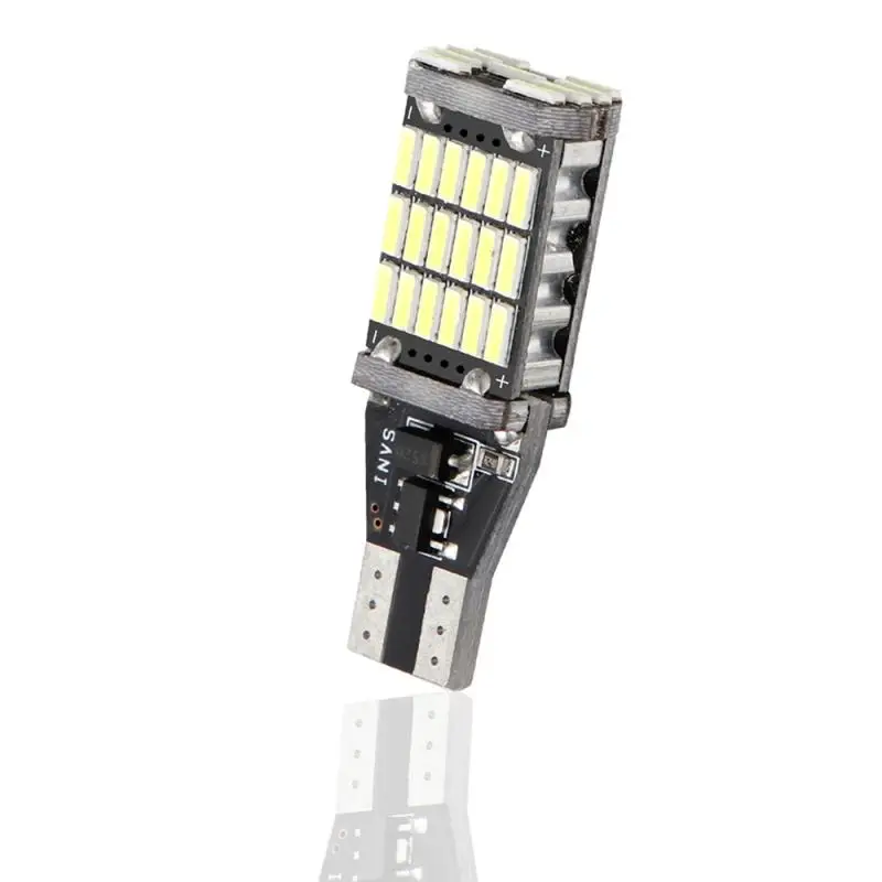 Высокая Мощность авто лампа белого DC 12V автомобиль назад светильник T15 W16W 45 SMD 4014