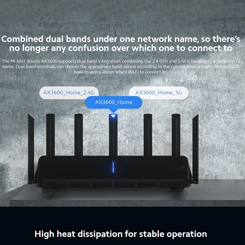 Xiaomi AIoT маршрутизатор AX3600 Wi-Fi 6 2 4G 5G ядро 2976Mbs Gigabit скорость беспроводной усилитель