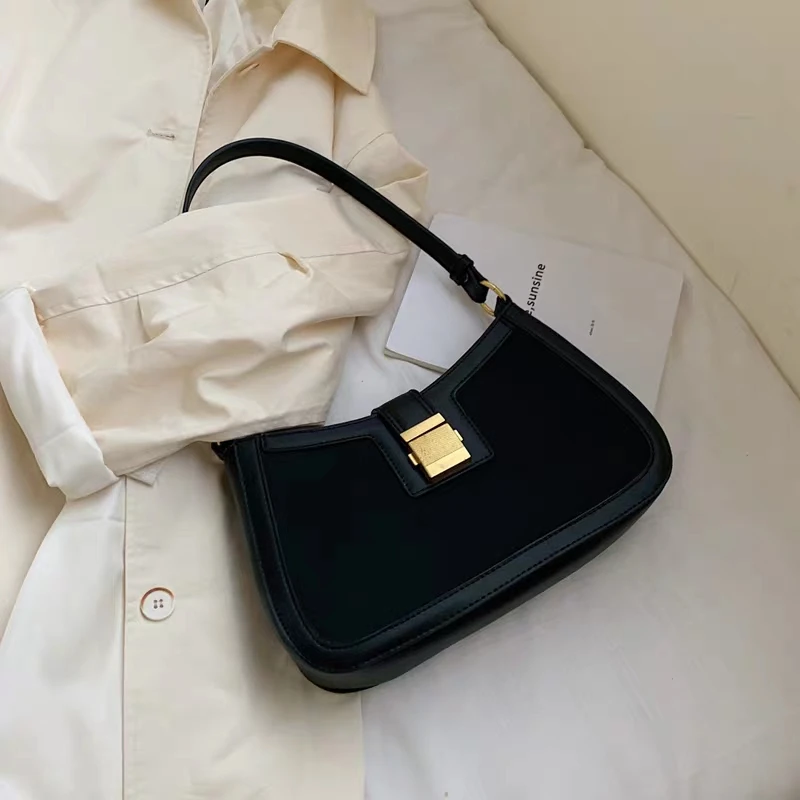 Матовая сумка для подмышек женская Новинка лета 2020 багет средней и старой формы