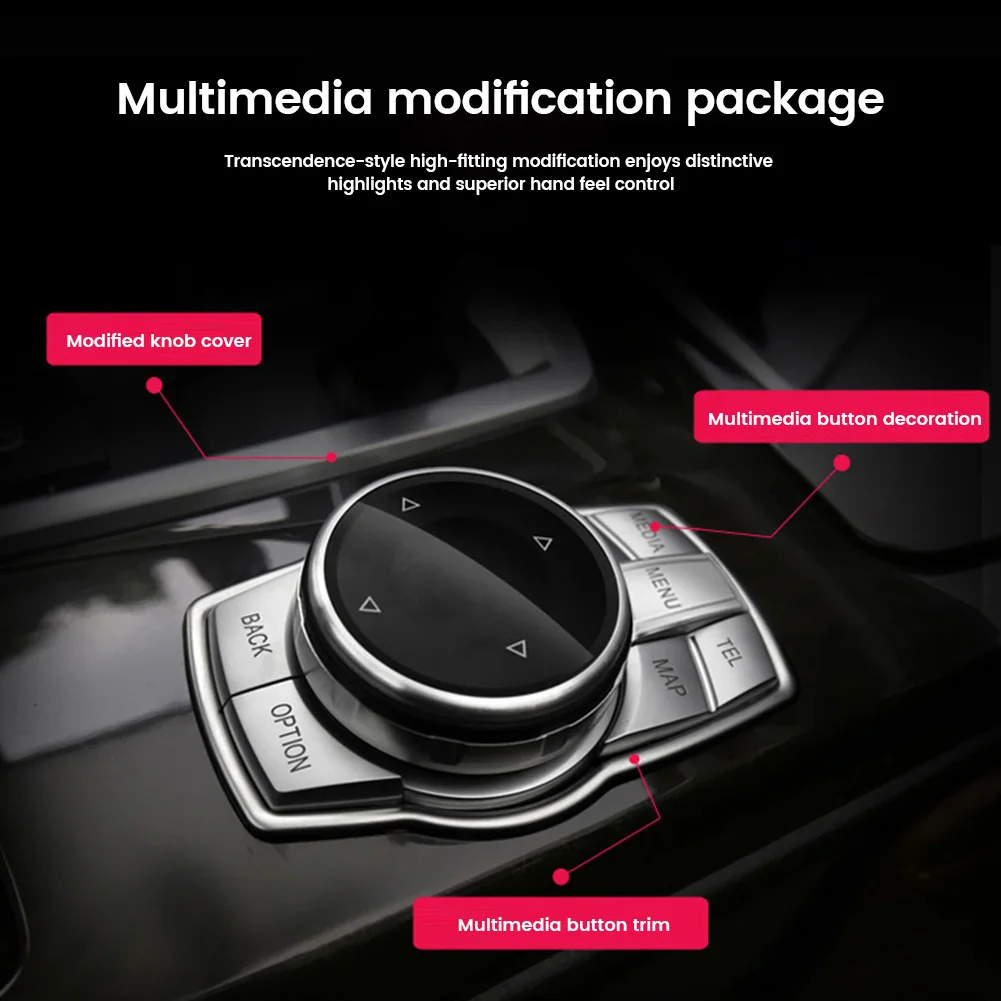 

Ceramic Black Car Mouldings for BMW X1 F25 X3 X4 F15 X5 F16 X6 1 2 3 5 Series F10 F20 F30 F34 Car Multimedia Button Knob Cover