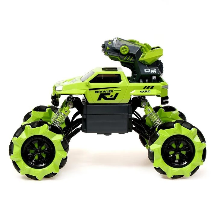 Джип радиоуправляемый Краулер брызгает водой 4WD полный привод работает от
