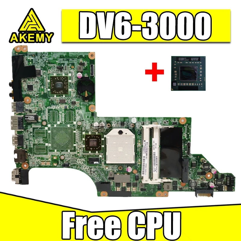 595135-001 для HP PAVILION DV6 DV6-3000 DV6Z-3000 материнская плата ноутбука Pavilion DA0LX8MB6D1