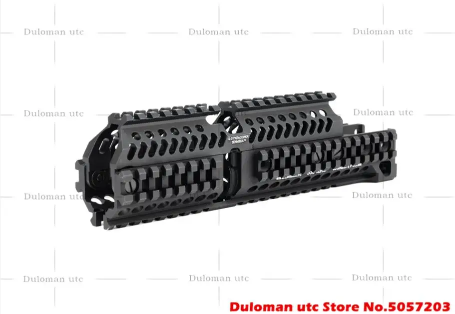 Black Duloman utc AK B30 B31 дзен стиль Четырехугольная перекладина, накладка системы набор для страйкбола АК AEG/GBB винтовка серии легкий алюминиевый обработанный на станке с ЧПУ - Цвет: Black
