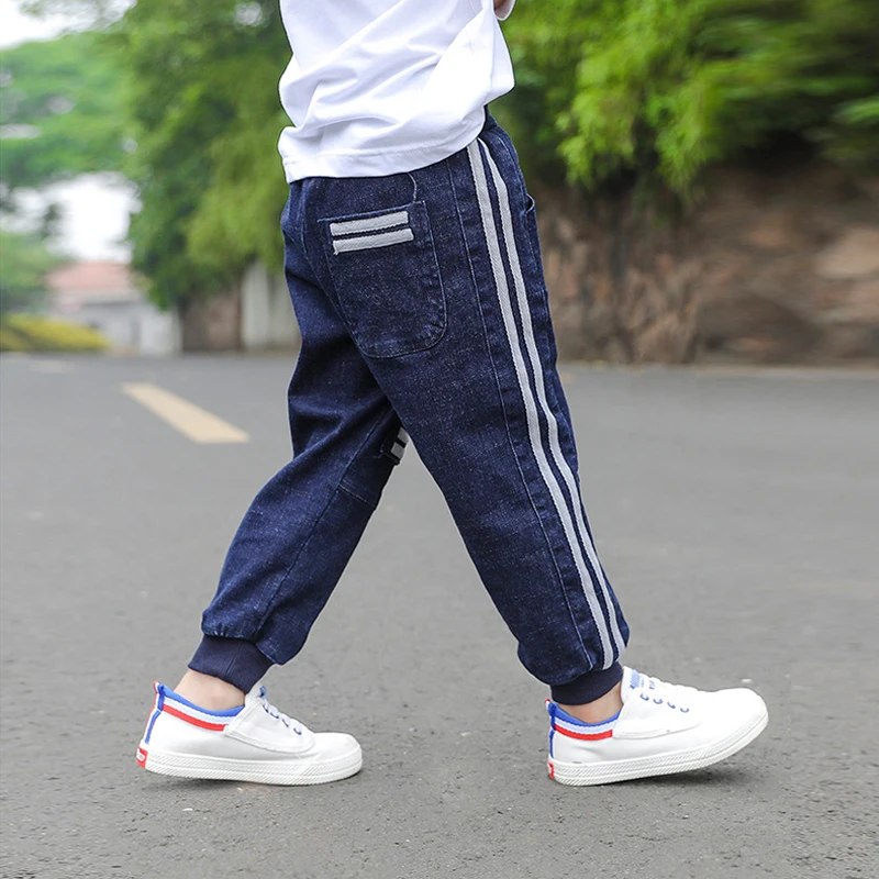 Джинсы Шаровары свободного покроя для мальчиков на осень|Джинсы| |