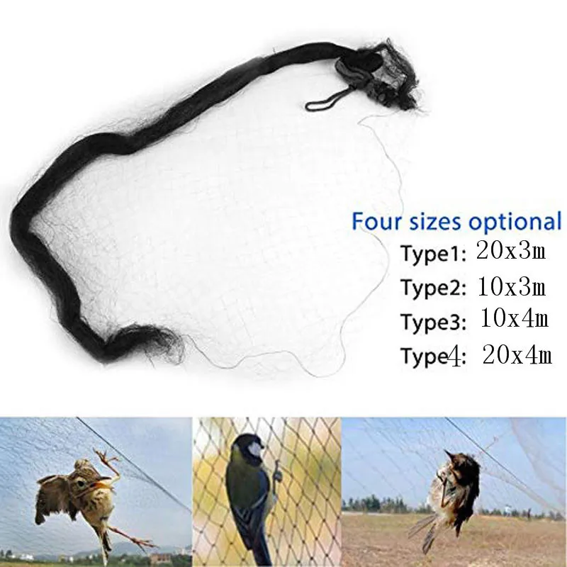 Нейлоновая сетка для ловли птиц садовая сеть с защитой от птичек разных