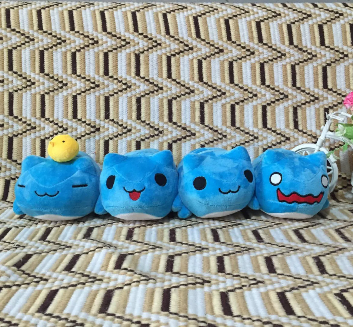 Bugcat Capoo мягкая синяя милый игрушечный Кот плюшевая кукла из мультфильма аксессуары для косплея реквизит Рождественский подарок для детей