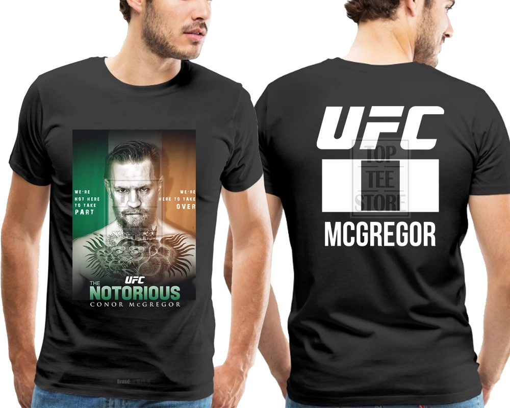 

Connor Mcgregor Notorious Men'S Black T Shirt Size:S M L Xl Xxl