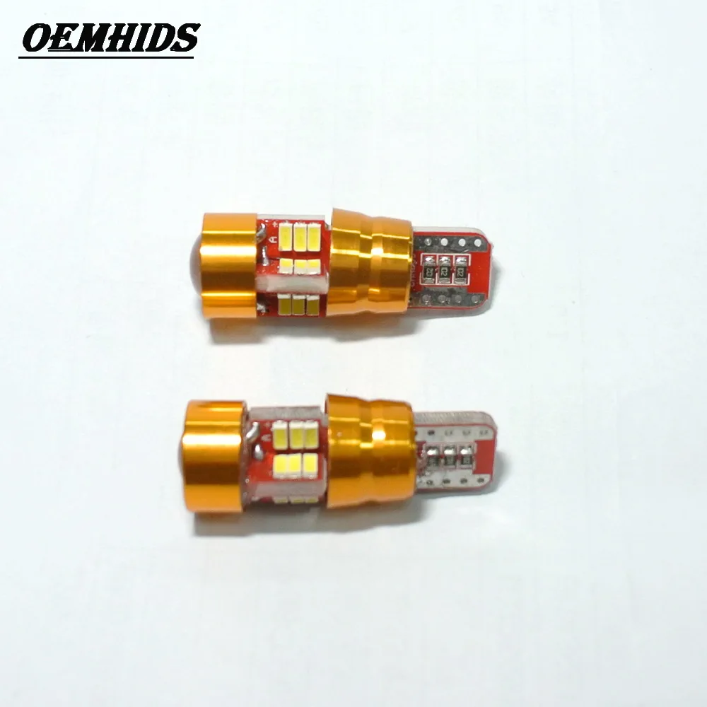 2X T10 Светодиодный лампочки Canbus 5W5 автомобиля W5W светодиодный сигнальный