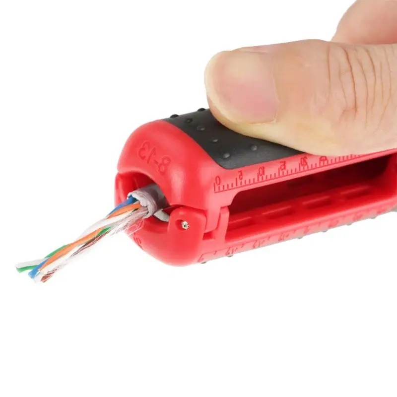 

B9HB Coaxial Cable Wire Pen Cutter Stripper Hand Pliers Tool for Cable Stripping Multifunctional Stripper Crimper Dismantling