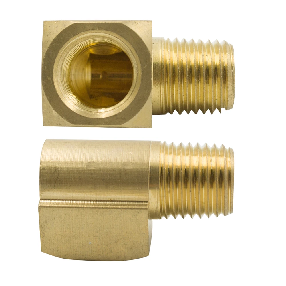 Латунный фитинг для труб 1 шт. Уличные Локоть 90 градусов 1/8 &quotNPT Male x 1/8" NPT Fema 1/4