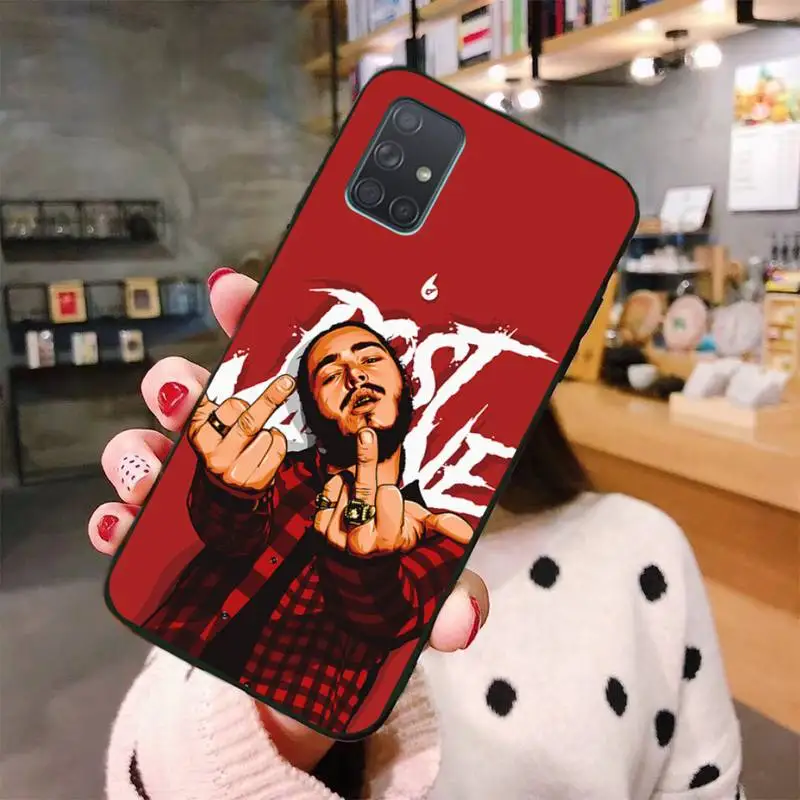Чехол для телефона Post Malone Samsung Galaxy A21S A01 A11 A31 A81 A10 A20E A30 A40 A50 A70 A80 A71 A51 | Мобильные