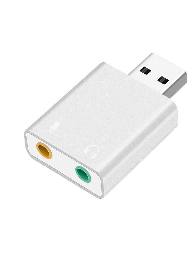 Внешняя звуковая карта USB 3 5 мм 7 1 для компьютера Mac Window Android наушники микрофонный