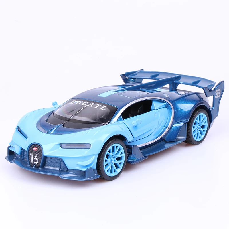 Модель автомобиля Bugatti Veyron GT модель супер гоночного детские игрушки со звуком и