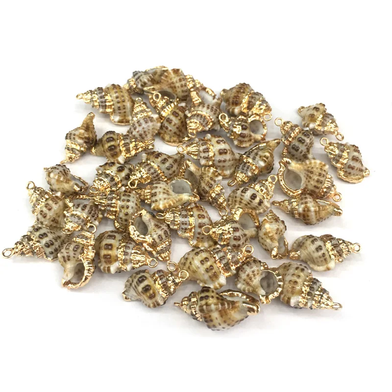 5 шт./компл. Морская ракушка подвеска в виде ракушки Цепочки и ожерелья подвески