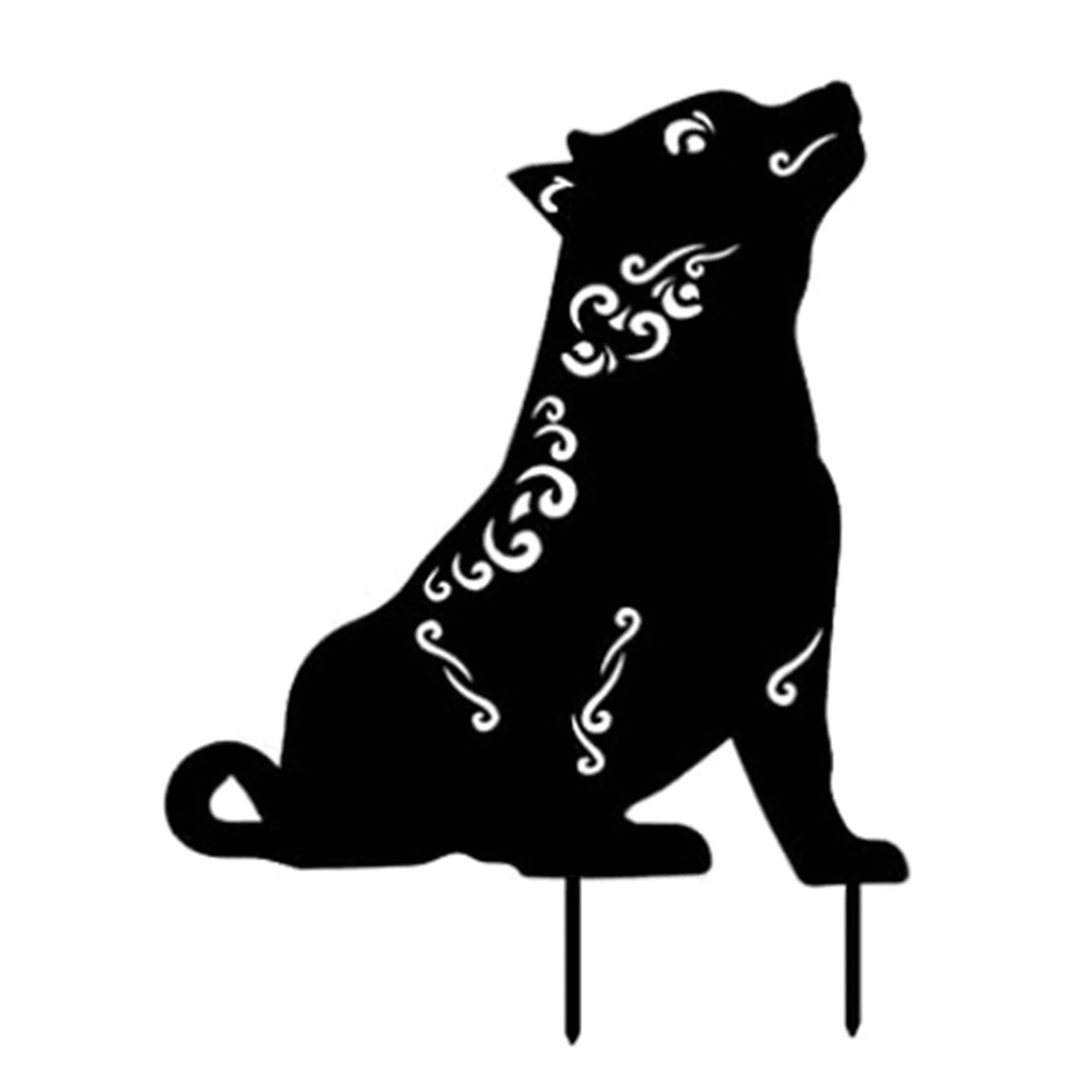 

Dog Garden Stakes Acrylic Garden Art Party Outdoors Yard Decor for Dog Lover