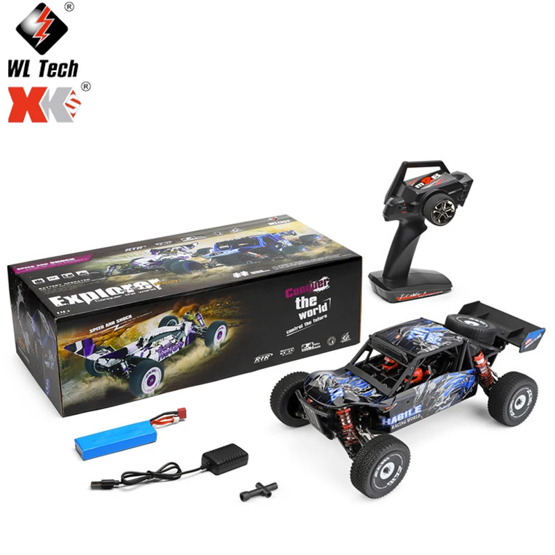 

WLtoys New 2.4G High Speed Racing RC Car 60 Km/h Metal Chassis 4wd Off Road Drift Electric RC Cars Remote Control Toys 124018