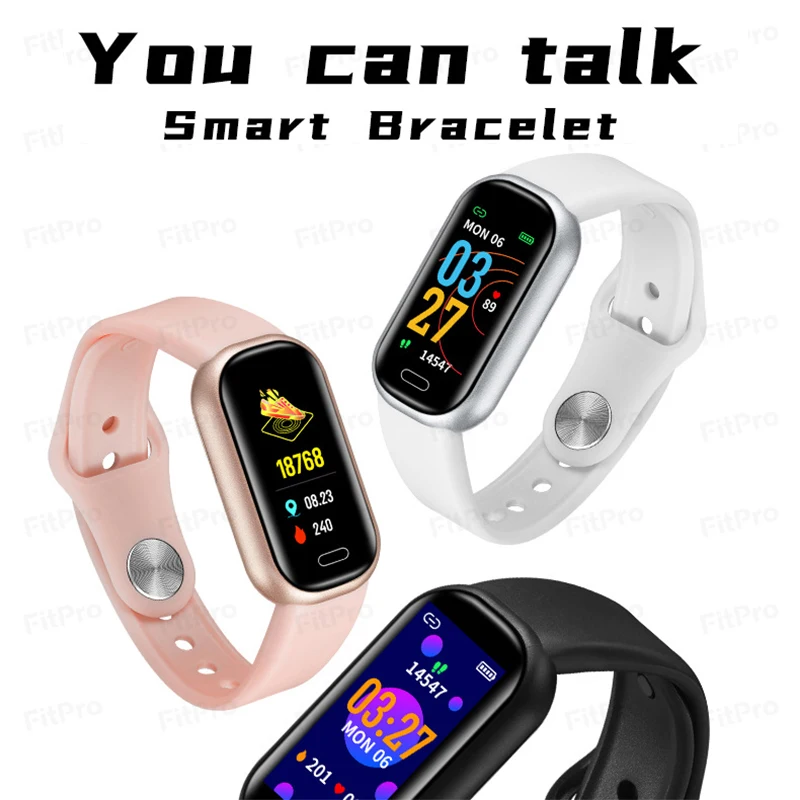 Смарт-браслет с Bluetooth шагомером пульсометром и тонометром | Электроника