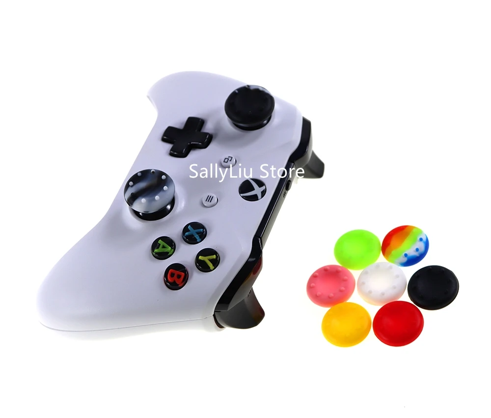 Силиконовые стики для джойстика 100 шт. крышка геймпада PS4 Pro Slim контроллер PS3 Xbox 360