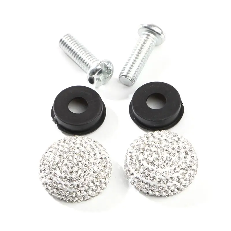 2 шт./компл. высококачественные водонепроницаемые Стразы для рамки номерного