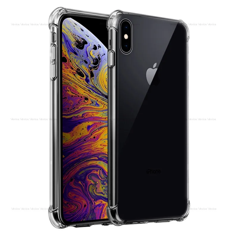 Противоударный чехол для телефона iPhone 11 Pro Max Xs XR X XS MAX мягкий силиконовый Apple 2019