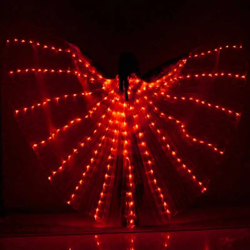 

LED Glowing Wings Ballet Costume Fluorescent Butterfly Dance Cloak Dance Costume Belly Dance Cloak Prop Performance Clothing