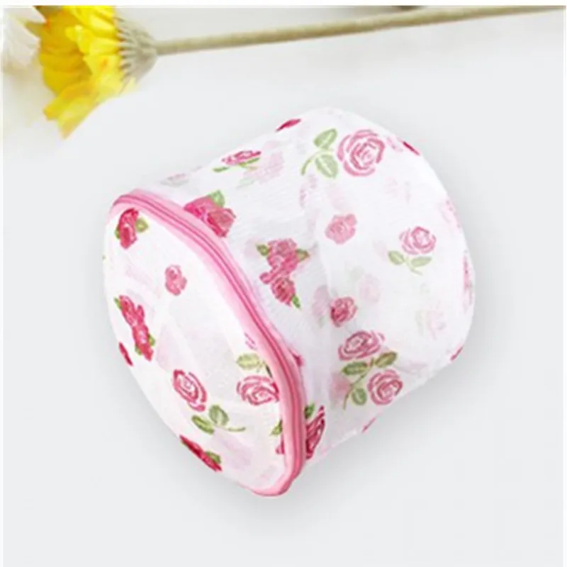 New arrival Convenient flower Bra Lingerie Wash Laundry Bags Home Using Clothes Washing Net Basket Bag Zipped | Дом и сад