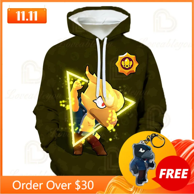 

Crow Games Kids Hoodies Leon Shooting Game 3D Print Hoodie Sweatshirt Boys Girls Harajuku Cartoon Star, Jacket Tops Teen Clothes